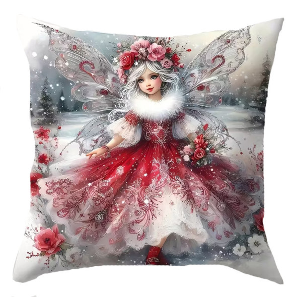 Coussin "Christmas Spirit Fairy" #4 / Nouveautés accueil