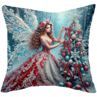 Coussin Fée - Christmas Tree Fairy