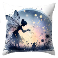 Coussin Fée - Color Silhouette Fairy #1