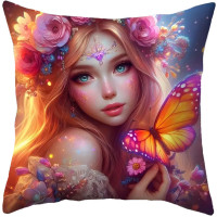 Coussin Fée Butterfly Fairy