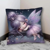 Coussin F&eacute;e Violetta