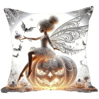 Coussin Fée Halloween Crystal Fairy