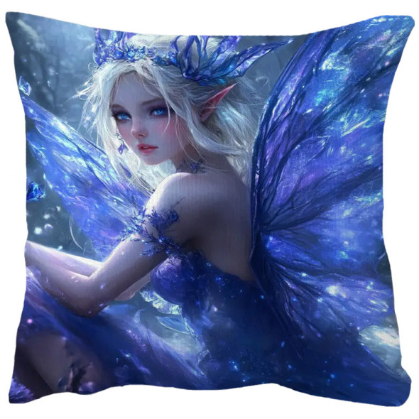 Coussin Fée "Sapphire Fairy" / Coussins Féeriques
