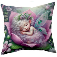 Coussin Fée Water Lily Little Fairy