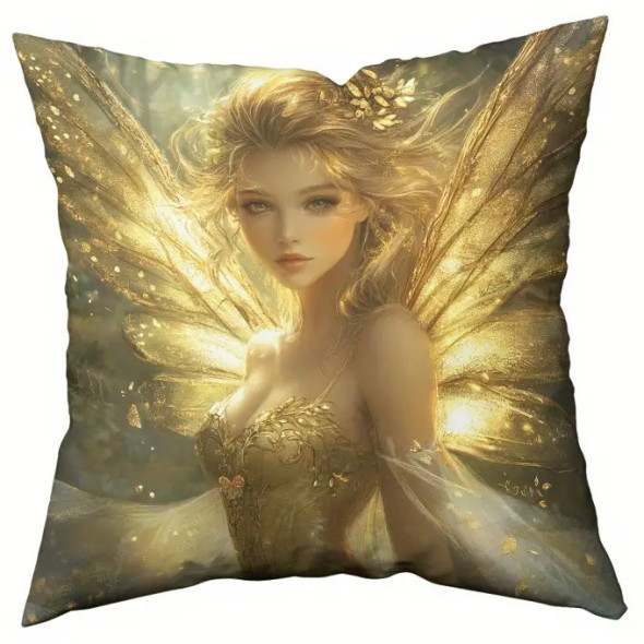 Coussin Fée "Golden Beauty Fairy" / Nouveautés