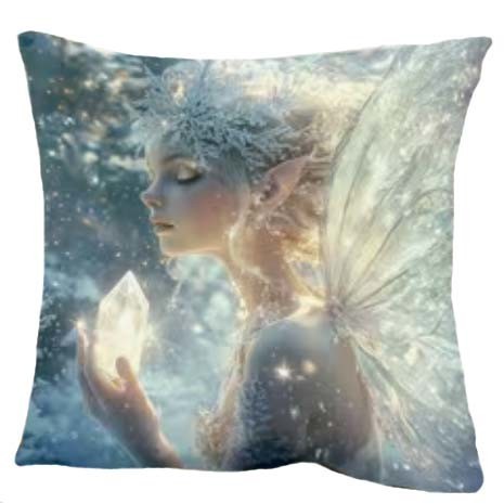 Coussin "Luminous Crystal Fairy" / Coussins F&eacute;es