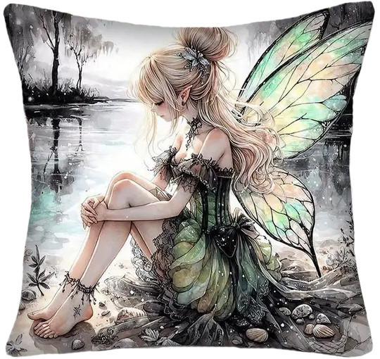 Coussin Fée "Melancholy Fairy" / Nouveautés