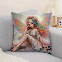 Coussin F&eacute;e - Rainbow  Fairy