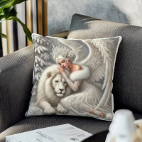 Coussin F&eacute;e - Snow Lion Fairy