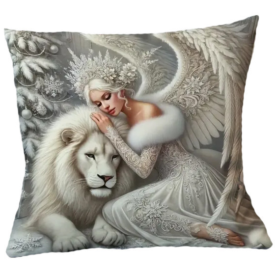 Coussin Fée "Snow Lion Fairy" / Coussins Fées