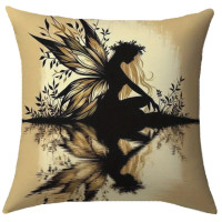 Sunset Fairy Silhouette