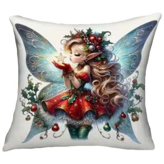 Coussin "The Christmas Kiss" / Coussins F&eacute;es