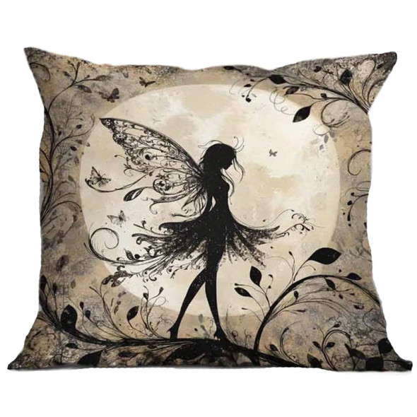 Coussin Fée "Silhouette Fairy" / Nouveautés