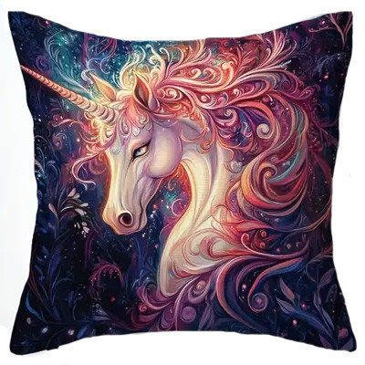 Coussin Licorne "Mysticall Unicorn #3" / Nouveautés