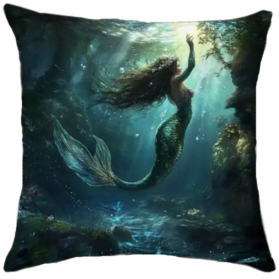 Coussin Sirène "Splendor of the Sea" / Coussins Sirènes