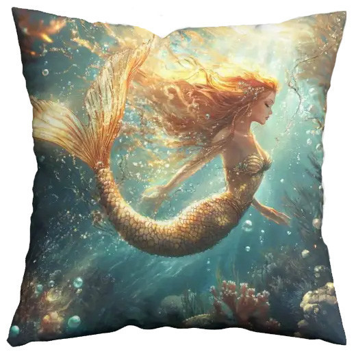 Coussin Sirène "Jewel of the Sea" / Coussins Sirènes