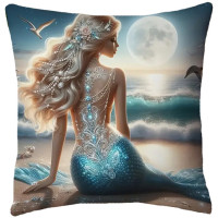 Coussin Sirène Ocean's Beauty