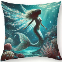 Coussin Sir&egrave;ne - Fairy Mermaid