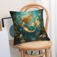 Coussin Sir&egrave;ne - Mermaid of the Reef