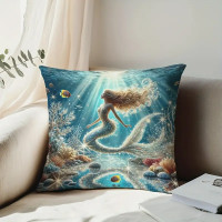 Coussin Sir&egrave;ne - Shining Mermaid
