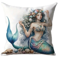 Coussin Sirène - The Pearl Mermaid