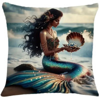 Coussin Sirène - Tresor of the Sea