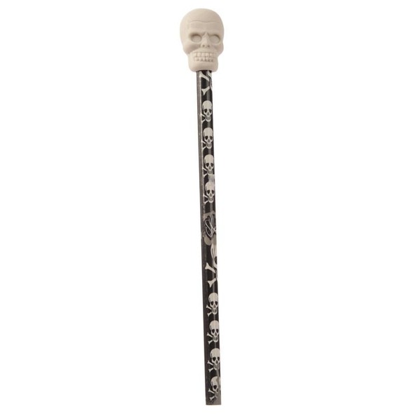 Crayon avec gomme Crâne / Papeterie Gothique