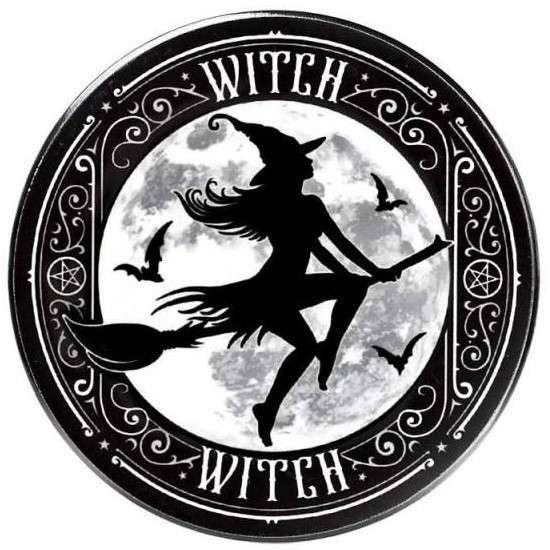 Dessous de verre gothique "Witch" / Décorations Gothiques