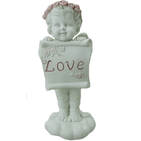 Anges avec parchemin "Love" / Statuettes Anges
