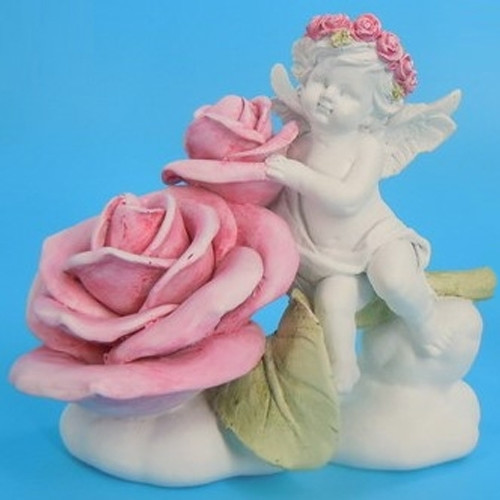 Ange avec Roses / Anges Blancs