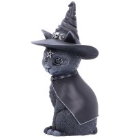 statuette de chat noir Purrah B5238S0