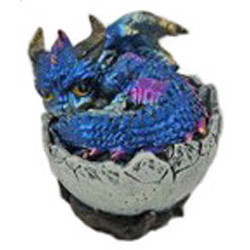 Dragon bleu dans oeuf / Dragons Colorés