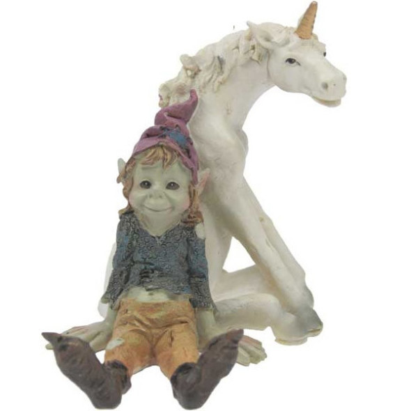 Pixie avec Licorne / Statuettes Pixies