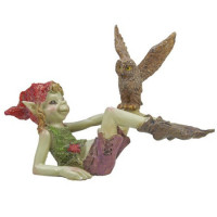 Figurine de Pixie avec chouette 96165 A