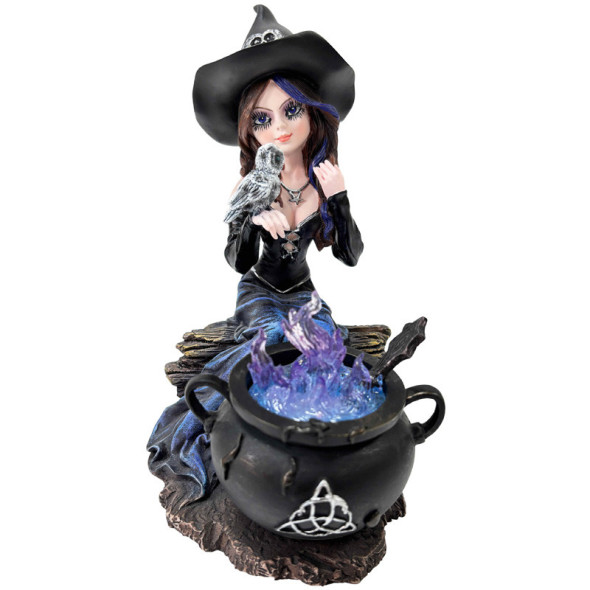 Sorcière avec chaudron / Figurines de Sorcières