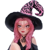 figurine de sorci&egrave;re - Baie Rose