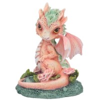 Figurine Dragon - Carnation Flower Dragon