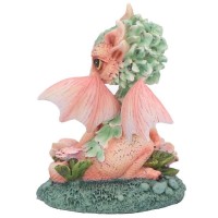 Figurine Dragon - Carnation Flower Dragon