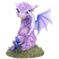 Figurine Dragon - Iris Flower Dragon