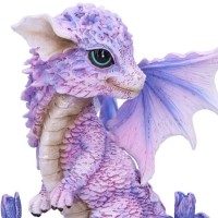 Figurine Dragon - Iris Flower Dragon