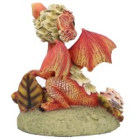 Figurine Dragon - Marigold Flower Dragon