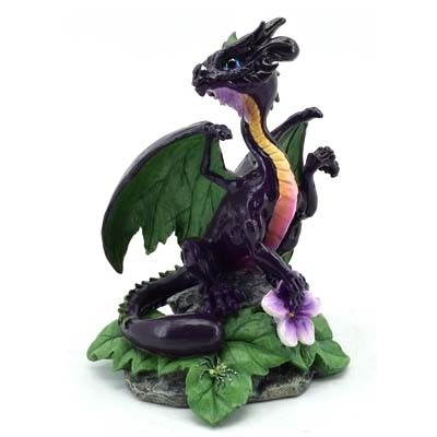Dragon "Eggplant Guardian" / Statuettes Dragons
