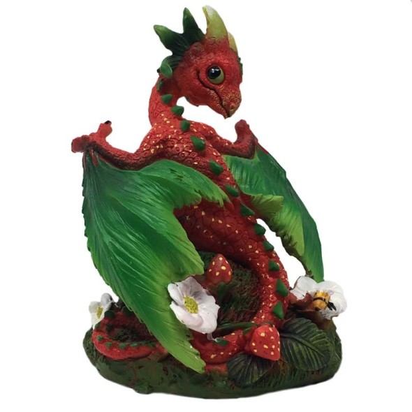 Dragon "Strawberry Guardian" / Statuettes Dragons