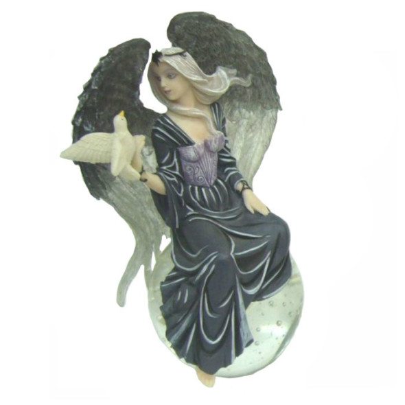 Fée Ange sur boule en verre / Toutes les Figurines de Fées