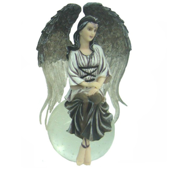 Fée Ange sur boule en verre / Toutes les Figurines de Fées