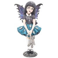 Figurine de F&eacute;e Gothique Noire