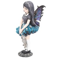 Figurine de F&eacute;e Gothique Noire