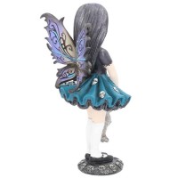 Figurine de F&eacute;e Gothique Noire