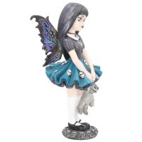 Figurine de F&eacute;e Gothique Noire