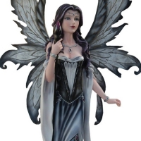 Figurine de F&eacute;e G&eacute;ante avec Dragon AF160F2